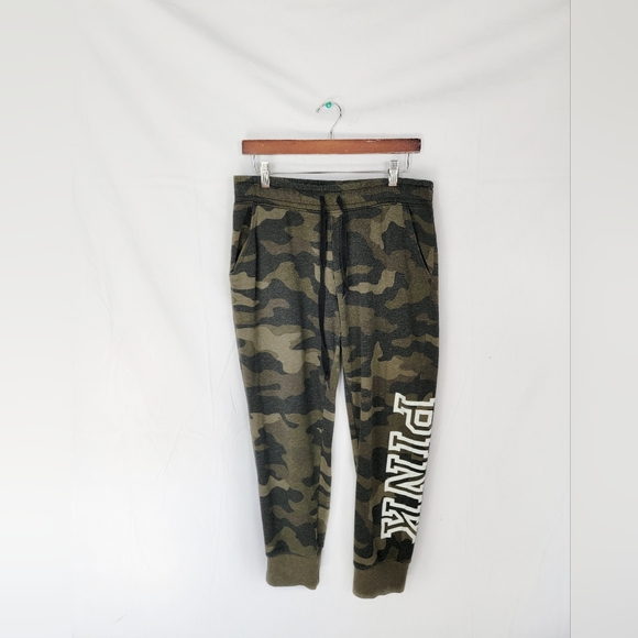 PINK Victoria's Secret Pants - Women's Large Camo VS Pink Joggers